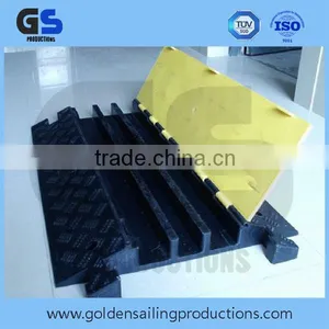 3 Channel Rubber Cable Ramp / Cable Protector Ramp thumbnail-1
