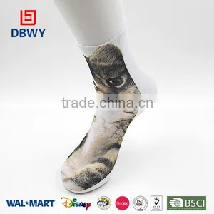 Animal Photo Print Sublimated Cute Socks in China thumbnail-1