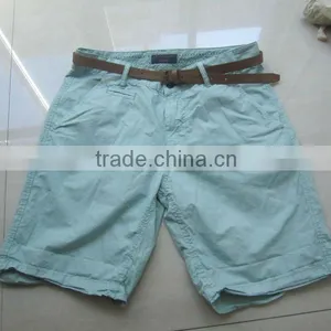 Hot Selling 100% Cotton Casual Mens Cargo Short With Belt thumbnail-1