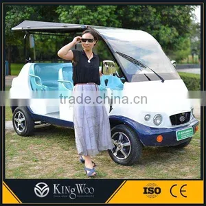 Electric Four Seat Pedal Car for Tourism thumbnail-1