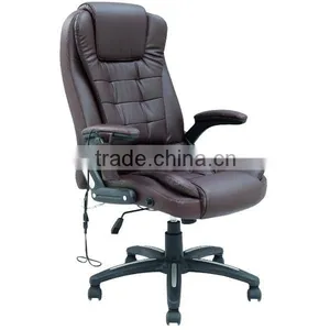 SAA ROHS CE Certified Stylish 6 Point Massage Chair Leather Office Chair With Armrest K-8901A-6 thumbnail-1