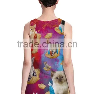 Drop Shipping Korean Ladies Custom Tank Short Tops For Jeans thumbnail-2