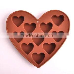Novelty Heart Shape Silicone Molds thumbnail-1