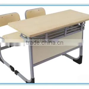 Student Double Desks and Chairs, Kids School Furniture in School Sets TF-9321 thumbnail-2
