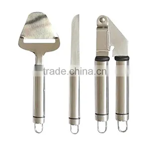 Set of 3pcs Garlic Press Paring Knife Fruit Tools Set thumbnail-1
