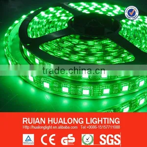3528 SMD DC220 60pcs LED Rope Light IP67 Super Bright Green Color thumbnail-1