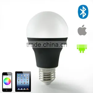 Smart Bulb 7W/Bluetooth 4.0 LED RGBW Bulb By APP Operation Works With Apple IPhone, IPad and Android Phone thumbnail-1