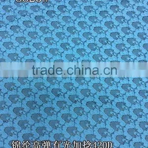 Tianhua 8823 Knitting Type 100% Polyester Lace Fabric for Evening Dress thumbnail-1