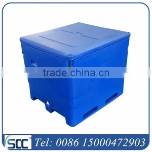 Rotomolded Plastic Large Fish Box, Fish Transport Box With Imported LLDPE thumbnail-3