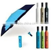 21'8k Folding Hand Open Promotional Umbrella Bottle thumbnail-1