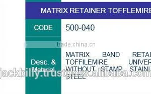 Matrix Retainer Tofflemire , Dental Instruments, Dental Lab Instruments thumbnail-1