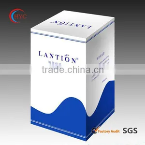 Hot Sale Logo Printed Customized Foldable Black Paper Box thumbnail-1