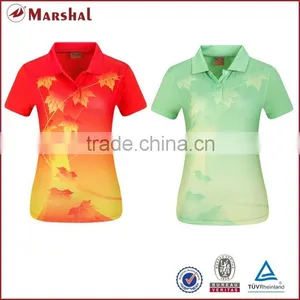 Wholesale Top Quality Polo Women Shirt Badminton Training Wear thumbnail-1
