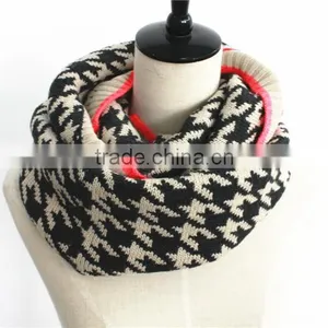 Men Women Fall/Winter Knitted Acrylic Neck Gaiter Scarf thumbnail-1