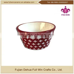 Handcraft Ceramic Gingerbread Shaped Candy Plate,Ceramic Bowl Printing For Christmas Decoration thumbnail-1
