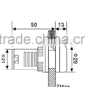 UTL Import Asian Products Double Color 24V 36V 110V 220 Volt Led Indicator Lights thumbnail-4