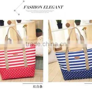 Cotton Canvas Beach Tote Bag thumbnail-1