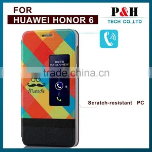 For Huawei Honor 6 Plus Case, Color Print Leather Case for Honor 6 Plus , For Honor 6 Plus Case thumbnail-3