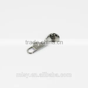 Luggage Bag Metal Zipper Puller Leather Zipper Puller Zinc Metal Slider thumbnail-2