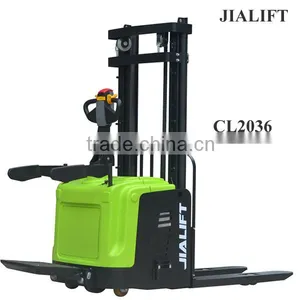 Full Electric Hydraulic Stacker 2000kg thumbnail-2