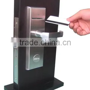 Smart IC Lock, rf Card Lock,hotel Card Lock,digital Door Lock,electronic Door Handle Lock,Euorpe RF Lock,hotel Room Card Lock thumbnail-2
