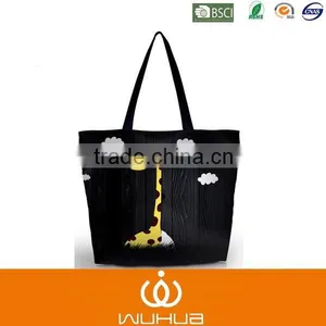 High Quality Printing Flower Customer Tote Bag thumbnail-6