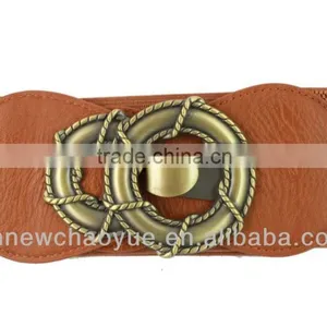 Ladies Wide Elastic Belt Wholesale thumbnail-1