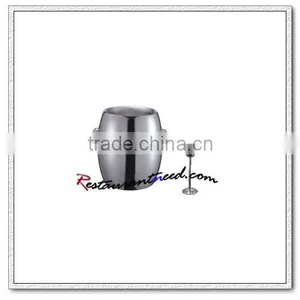 T115 French Style Double Ply Stainless Steel Champagne Bucket thumbnail-1