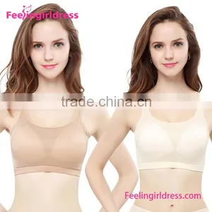 OEM Accept Plain Nude Sport Bra Pattern on Sale thumbnail-1