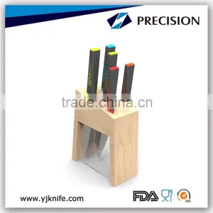 Chef Essentials Knife Block Set ,Modern Kitchen Knife,Royal Knife Set With Novel Wooden Stand thumbnail-1