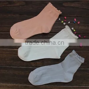 Girls Pointelle Heathered Socks thumbnail-1