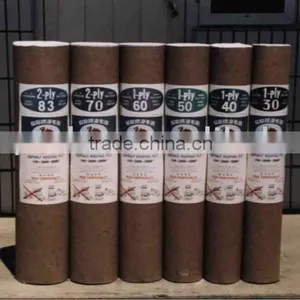 Factory: 1m X 20m/roll, 2 Ply Waterproofing Paper Roofing Felt Price thumbnail-1