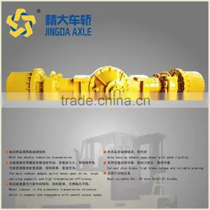 Earth Moving Machinery Wet Disc Brakes Axles for Underground Mining Dump Truck Axle 3t 5-8 Ton Caliper Disk Trailing Shoe Brake thumbnail-2