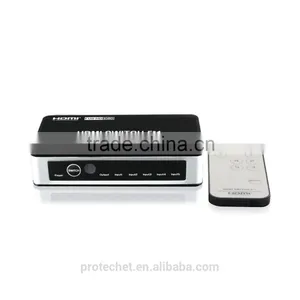 PREMIUM 5 PORTS HIGH SPEED HDMI SWITCHER WITH IR WIRELESS REMOTE SUPPOET 1080P V1.3 INDIA MARKET CHEAP PRICE thumbnail-1