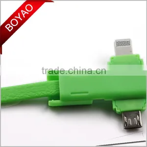 2016 Newest Design Trendy Rotating 2 in 1 Usb Cable, 360 Rotating Usb Data Cable thumbnail-2