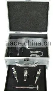 Rabbit Corkscrew Set in Aluminum Box thumbnail-1