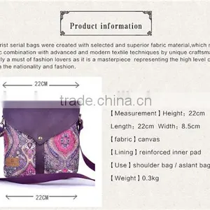 High Quality Colorful Ladies Nylon Messenger Bag thumbnail-4