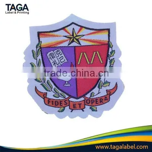 Top Grade Custom Clothing Woven Patch thumbnail-1