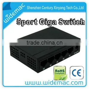 5Port Gigabit Ethernet Switch; 10/100/1000Mbps Fast Desktop Giga Network Switch thumbnail-1