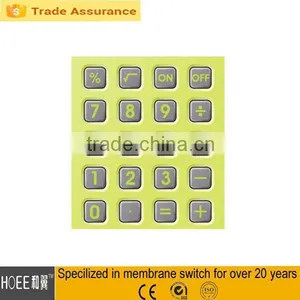 4x5 Calculator Color Rubber Keypad Custom Matrix Rubber Keypad thumbnail-1