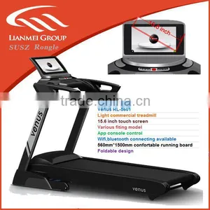 High End Treadmill With TV Wifi and More With Wirelss Heart Rate Rhythm thumbnail-1