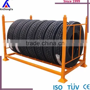 Detachable Metal Storage Tire Stack Rack for Sale thumbnail-1