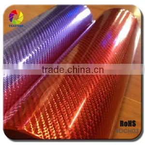 TSAUTOP 1.52*30m/20m 2016 Hot Sale 4D Chrome Carbon Fiber Vinyl Wrap Film thumbnail-1