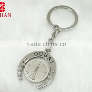 ODM & Wholesale Embossed Spinning Metal Keyring thumbnail-1