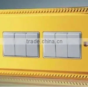 Iron Panel 6gang Wall Light Pull Switch thumbnail-1