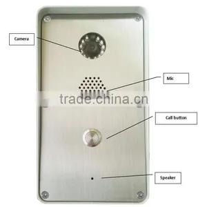 Access Control Emergency Doorphone Intercom for Hotel Stainless Entrance Guard KNZD-47 thumbnail-4