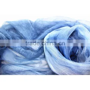 100% Wool Silk Blended Scarf thumbnail-5