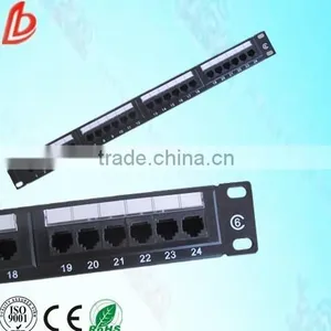 19 Inch 48 Ports RJ45 Cat6 Utp Network Rackmount Patch Panel/utp Cat6e Patch Panel thumbnail-1