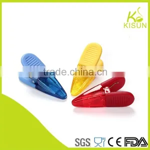 Kitchen Gadgets Colorful Mini Plastic Tongs Food Bag Traps thumbnail-1