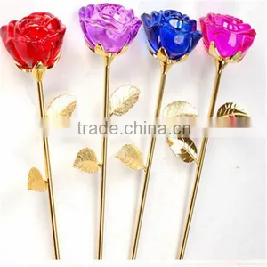 2016 Beautiful Valentine's Gift Crystal Rose thumbnail-1
